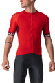 CASTELLI Cycling short sleeve jersey - ENTRATA VI - bordeaux/red