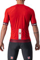 CASTELLI Cycling short sleeve jersey - ENTRATA VI - bordeaux/red