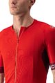 CASTELLI Cycling short sleeve jersey - ENTRATA VI - bordeaux/red