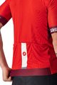 CASTELLI Cycling short sleeve jersey - ENTRATA VI - bordeaux/red