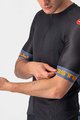 CASTELLI Cycling short sleeve jersey - ENTRATA VI - blue/orange/black