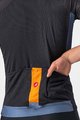 CASTELLI Cycling short sleeve jersey - ENTRATA VI - blue/orange/black