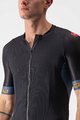 CASTELLI Cycling short sleeve jersey - ENTRATA VI - blue/orange/black