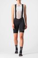CASTELLI Cycling bib shorts - ENDURANCE LADY  - black