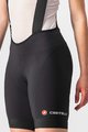 CASTELLI Cycling bib shorts - ENDURANCE LADY  - black