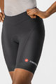 CASTELLI Cycling shorts without bib - ENDURANCE LADY - black