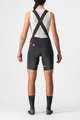 CASTELLI Cycling bib shorts - VELOCISSIMA 3 LADY - black