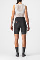 CASTELLI Cycling shorts without bib - VELOCISSIMA 3 LADY - silver/black