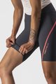 CASTELLI Cycling shorts without bib - VELOCISSIMA 3 LADY - grey/silver/pink