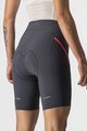 CASTELLI Cycling shorts without bib - VELOCISSIMA 3 LADY - grey/silver/pink