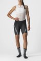 CASTELLI Cycling shorts without bib - VELOCISSIMA 3 LADY - black/light blue