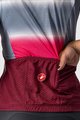 CASTELLI Cycling short sleeve jersey - DOLCE LADY - bordeaux/blue