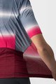 CASTELLI Cycling short sleeve jersey - DOLCE LADY - bordeaux/blue