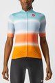 CASTELLI Cycling short sleeve jersey - DOLCE LADY - orange/blue