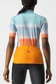 CASTELLI Cycling short sleeve jersey - DOLCE LADY - orange/blue