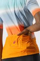 CASTELLI Cycling short sleeve jersey - DOLCE LADY - orange/blue