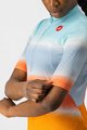 CASTELLI Cycling short sleeve jersey - DOLCE LADY - orange/blue