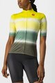 CASTELLI Cycling short sleeve jersey - DOLCE LADY - green/yellow