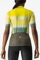 CASTELLI Cycling short sleeve jersey and shorts - DOLCE LADY - green/black/yellow