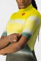 CASTELLI Cycling short sleeve jersey - DOLCE LADY - green/yellow