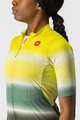 CASTELLI Cycling short sleeve jersey - DOLCE LADY - green/yellow