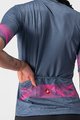 CASTELLI Cycling short sleeve jersey - FENICE LADY - blue/pink