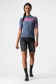 CASTELLI Cycling short sleeve jersey - FENICE LADY - blue/pink