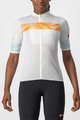 CASTELLI Cycling short sleeve jersey - FENICE LADY - ivory/orange