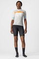 CASTELLI Cycling short sleeve jersey - FENICE LADY - ivory/orange