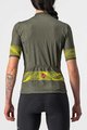 CASTELLI Cycling short sleeve jersey and shorts - FENICE LADY - yellow/green/black