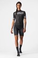 CASTELLI Cycling short sleeve jersey - FENICE LADY - white/black