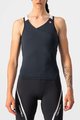 CASTELLI Cycling sleeveless jersey - SOLARIS LADY - black/white