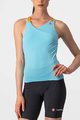 CASTELLI Cycling sleeveless jersey - SOLARIS LADY - light blue