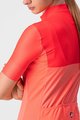 CASTELLI Cycling short sleeve jersey - VELOCISSIMA LADY - pink/orange