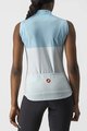 CASTELLI Cycling sleeveless jersey - VELOCISSIMA LADY - blue