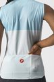 CASTELLI Cycling sleeveless jersey - VELOCISSIMA LADY - blue