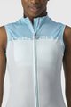 CASTELLI Cycling sleeveless jersey - VELOCISSIMA LADY - blue