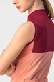 CASTELLI Cycling sleeveless jersey - VELOCISSIMA LADY - bordeaux/pink