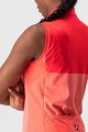 CASTELLI Cycling sleeveless jersey - VELOCISSIMA LADY - pink