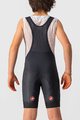 CASTELLI Cycling bib shorts - COMPETIZION KIDS - black