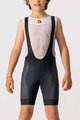 CASTELLI Cycling bib shorts - COMPETIZIONE KIDS - black/white