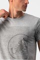 CASTELLI Cycling short sleeve t-shirt - SCORPION TEE - grey