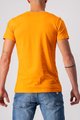 CASTELLI Cycling short sleeve t-shirt - SCORPION TEE - orange