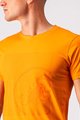CASTELLI Cycling short sleeve t-shirt - SCORPION TEE - orange