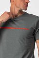 CASTELLI Cycling short sleeve t-shirt - VENTAGLIO TEE - grey