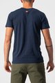 CASTELLI Cycling short sleeve t-shirt - VENTAGLIO TEE - blue