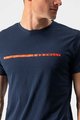 CASTELLI Cycling short sleeve t-shirt - VENTAGLIO TEE - blue