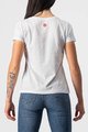 CASTELLI Cycling short sleeve t-shirt - BELLAGIO TEE LADY - white