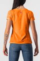 CASTELLI Cycling short sleeve t-shirt - BELLAGIO TEE LADY - orange