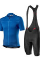 CASTELLI Cycling short sleeve jersey and shorts - CLASSIFICA - black/blue